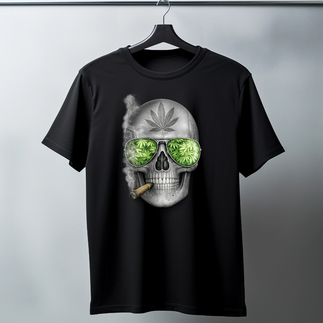 Skull Smoking T-Shirt